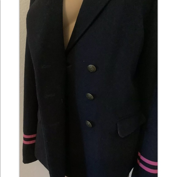 American Eagle Outfitters Women’s Wool Coat Jacket sz XL blue - Picture 11 of 14
